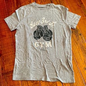 Lucky Brand Mens Gray Graphic Tee, Sz L